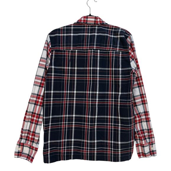 Outerknown Men's Button Up Shirt Size XS Organic Cotton Mixed Plaid Long Sleeve - Picture 6 of 7
